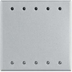 BT MH Axolute Алюминий Выключатель сенсорный для управ. активаторами, вызова сценариев, LED, 2 мод арт. HC4653/2