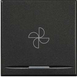 BT MH Axolute Антрацит Клавиша функциональная с симв Вентилятор 2 мод арт. HS4915/2BC