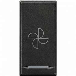 BT MH Axolute Антрацит Клавиша функциональная с симв вентилятор 1 мод арт. HS4915BC