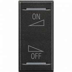 BT MH Axolute Антрацит Клавиши с символами для сис-ы автом-ции для 2 функ-й -1мод., регул-ка ON-OFF арт. HS4911AI