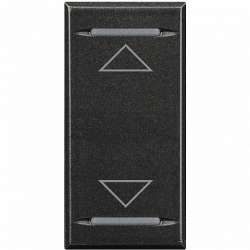 BT MH Axolute Антрацит Клавиши с символами для сис-ы автом-ции для 2 функ-й -1мод., вверх-вниз арт. HS4911AH