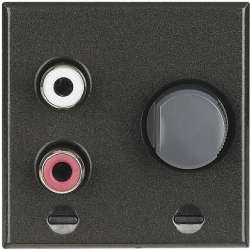 BT MH Axolute Антрацит Разъем RCA для подключения к внешней стереосистеме 2 мод арт. HS4560