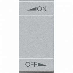 BT MH LL Алюминий Клавиша с символом ON-OFF 1 мод арт. NT4911AIN