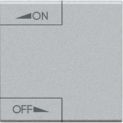 BT MH LL Алюминий Клавиша с символом ON-OFF 2 мод арт. NT4911M2AIN