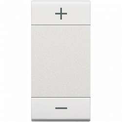 BT MH LL Бел Клавиша диммера +/- 1 модуль арт. N4911ADN