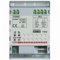 BT MH Усилитель стерео, 4 мод, на DIN-рейку арт. F502