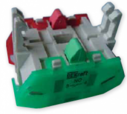 DEKraft ДК-22 Контакт дополнительный для устр. упр. и сигн. 1 НЗ арт. 25101DEK
