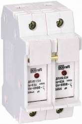 DEKraft ДП-102 Держатель предохр. типа C14 с LED индикацией 2P арт. 21387DEK