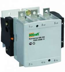 DEKraft КМ-103 Контактор 330А 380В АС3 1НО+1НЗ арт. 22161DEK