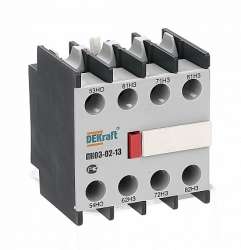 DEKraft KM-103 Приставка контактная доп.контакты 1НО+3НЗ лицевой установки ПК-03 арт. 24107DEK