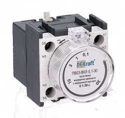 DEKraft KM-103 Приставка выдержки времени с задержкой при вкл. 0.1-30сек. 1з+1р ПВ-03 арт. 24112DEK