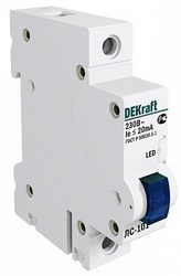 DEKraft ЛC-101 Синяя Лампа LED сигнальная на DIN-рейку 1P арт. 18006DEK