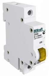 DEKraft ЛC-101 Желтая Лампа LED сигнальная на DIN-рейку 1P 220В арт. 18008DEK