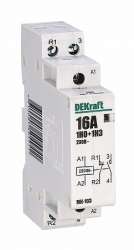 DEKraft МК-103 Контактор модульный 1НО+1НЗ 25А 230В арт. 18065DEK