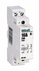 DEKraft МК-103 Контактор модульный 2НО 20А 230В арт. 18057DEK
