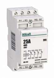DEKraft МК-103 Контактор модульный 4НЗ 20А 230В арт. 18063DEK