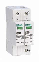 DEKraft ОП-101 Ограничитель перенапряжений 2P 40кА C 420В арт. 18016DEK