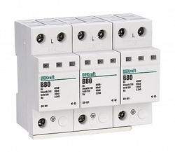 DEKraft ОП-101 Ограничитель перенапряжений 3P 80кА B 420В арт. 18021DEK