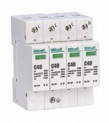 DEKraft ОП-101 Ограничитель перенапряжений 4P 80кА B 420В арт. 18022DEK