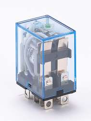 DEKraft ПР-102 Промежуточное реле 2 конт. с инд. LED 10А 24В DC арт. 23203DEK