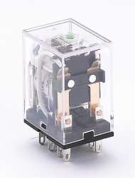 DEKraft ПР-102 Промежуточное реле 2 конт. с инд. LED 5А 12В DC арт. 23219DEK