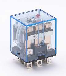 DEKraft ПР-102 Промежуточное реле 3 конт. с инд. LED 10А 12В AC арт. 23207DEK