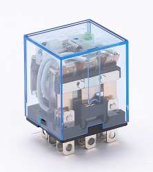 DEKraft ПР-102 Промежуточное реле 3 конт. с инд. LED 10А 12В DC арт. 23209DEK