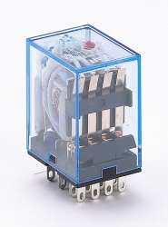 DEKraft ПР-102 Промежуточное реле 4 конт. с инд. LED 5А 220В AC арт. 23225DEK