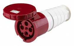 DEKraft РП-102 Розетка переносная 234 3Р+РЕ 63А 380В IP67 арт. 26016DEK