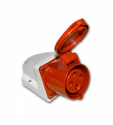 DEKraft РС-102 Розетка стационарная 114 3Р+РЕ 16А 380В IP44 арт. 26029DEK