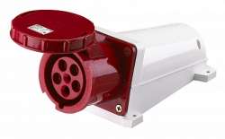 DEKraft РС-102 Розетка стационарная 145 3Р+РЕ+N 125А 380В IP67 арт. 26036DEK