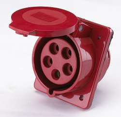 DEKraft РЩ-102 Розетка для скрытой проводки 425 3Р+РЕ+N 32А 380В IP44 арт. 26055DEK