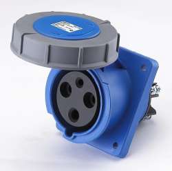 DEKraft РЩ-102 Розетка для скрытой проводки 433 2Р+РЕ 63А 220В IP67 арт. 26056DEK