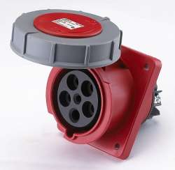 DEKraft РЩ-102 Розетка для скрытой проводки 434 3Р+РЕ 63А 380В IP67 арт. 26057DEK