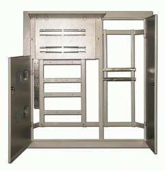 DEKraft ЩЭ-4 Корпус металлический этажный IP31, 9 модулей на квартиру, 1000х950х150 арт. 30703DEK