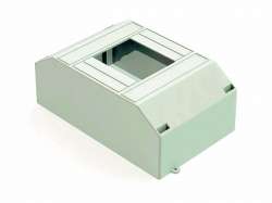 DEKraft ЩРН-П-2/4 Белый Корпус модульный пластиковый IP30, 2-4 модуля навесной арт. 31031DEK