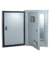 DEKraft ЩРУН-3/12 Корпус металлический учетный навесной IP31, 3-фазный, 12 модулей, 520х300х160 арт. 30402DEK