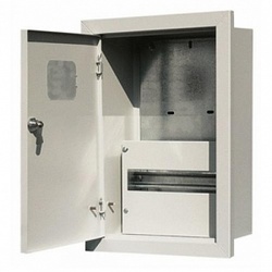 DEKraft ЩРУВ-1/12 Корпус металлический учетный встраиваемый IP31, 1-фазный, 12 модулей, 430х330х160 арт. 30301DEK