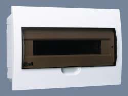 DEKraft ЩРВ-П-18 Корпус модульный пластиковый IP41, 18 модулей встраиваемый арт. 31005DEK