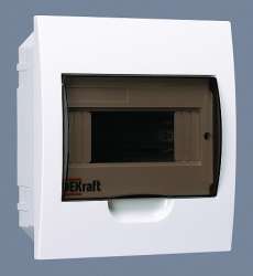 DEKraft ЩРВ-П-8 Корпус модульный пластиковый IP41, 8 модулей встраиваемый арт. 31003DEK