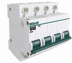 DEKraft ВА-101 Автоматический выключатель 4Р 50А (C) 4,5кА арт. 11095DEK