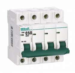 DEKraft ВА-103 Автоматический выключатель 4Р 2А (C) 6кА арт. 12098DEK