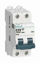 DEKraft ВА-105 Автоматический выключатель 2P B кривая 40A 10кА арт. 13121DEK