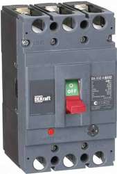 DEKraft ВА-332 Автоматический выключатель силовой 3P 100А c Ir=80А-100А 50кА арт. 21134DEK