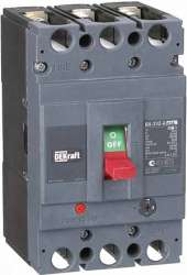 DEKraft ВА-332 Автоматический выключатель силовой 3P 63А c Ir=50,4А-63А 50кА арт. 21133DEK