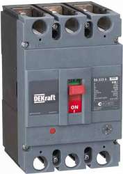 DEKraft ВА-333 Автоматический выключатель силовой 3P 200А c Ir=160А-200А 50кА арт. 21137DEK