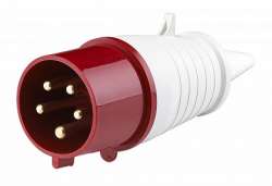 DEKraft ВП-102 Вилка переносная 034 3Р+РЕ 63А 380В IP67 арт. 26007DEK