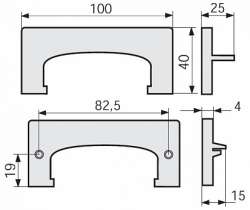 DKC ACQN W Накладка для плинтуса TCN арт. 03492