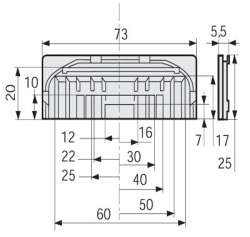 Legrand DX CT Автоматический выключатель 4P 25A (C) 6kA арт. 003495