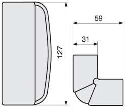 DKC AEBA A Угол внешний арт. 04033